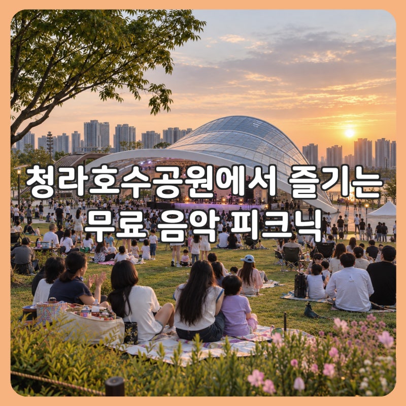 2026 인천 원아일랜드 뮤직 피크닉 청라호수공원 가수 라인업 공연 일정