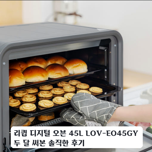 아이 간식 만들며 써본 리큅 45L 컨벡션 오븐 한 달 실사용 후기