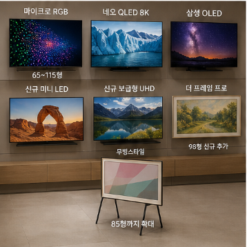가을 이사철 TV 바꾼다면, 삼성 2026년형 AI TV 라인업 정리