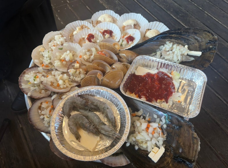 부산 태종대 조개구이 맛집 욜로조개구이, 오션뷰까지 즐긴 후기