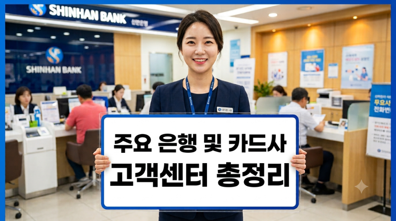 주요 은행 및 카드사 고객센터 전화번호 총정리 (분실신고·상담 직통번호)