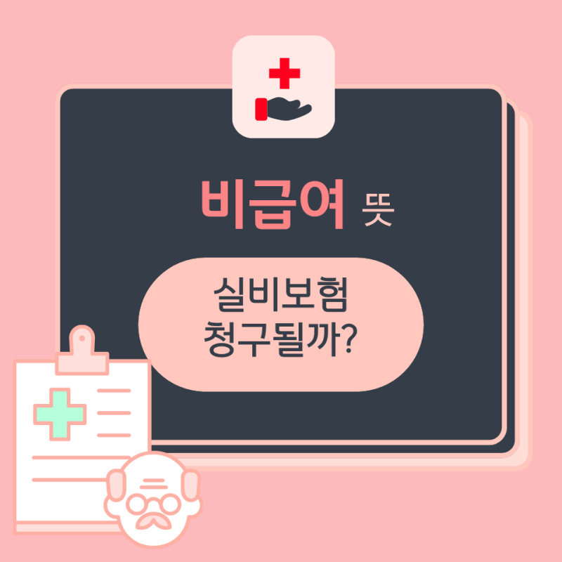 비급여 뜻 정리하고, 실비보험 청구 가능여부 알아보기!