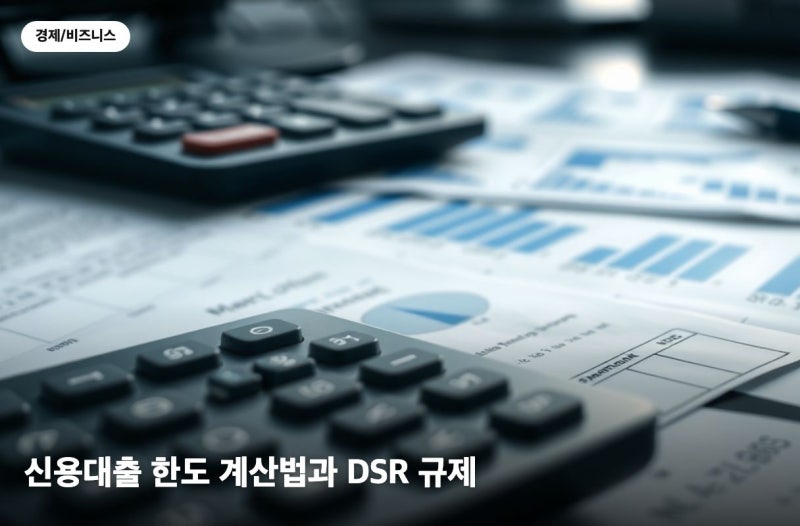 신용대출 한도 계산법, DSR 40% 규제와 연봉별 한도까지