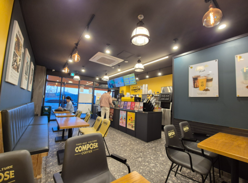 【인천】[배달10%·3,800매출]컴포즈커피 1.5억 인수?(창업조건/양도양수)