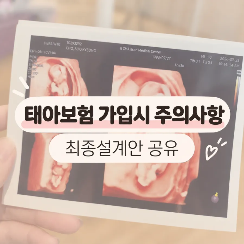태아보험 가입 2달만에 해지했네요.. 가입 시 주의사항과 최종 견적서 비교