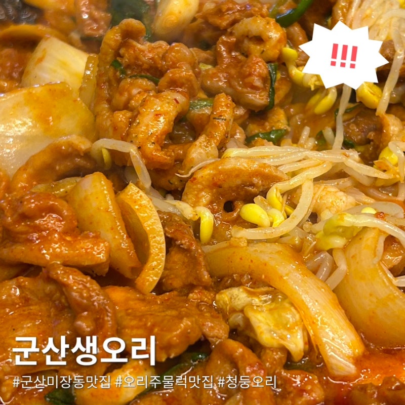 군산 오리주물럭 맛집 미장동 군산생오리, 양념이 맛있는 곳❤️ 재방문 후기