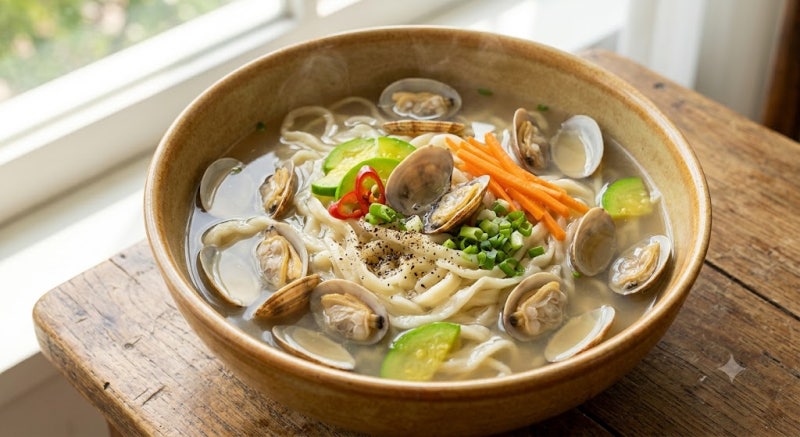 바지락칼국수 황금레시피
