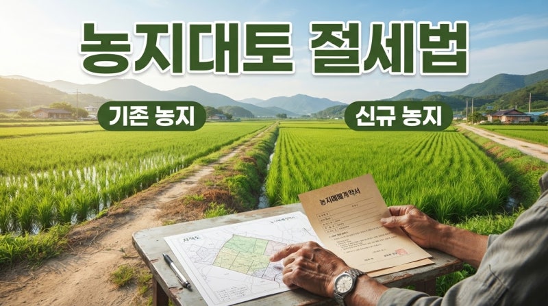 농지 양도세 줄이려면? 2026 농지 태토 요건 총정리