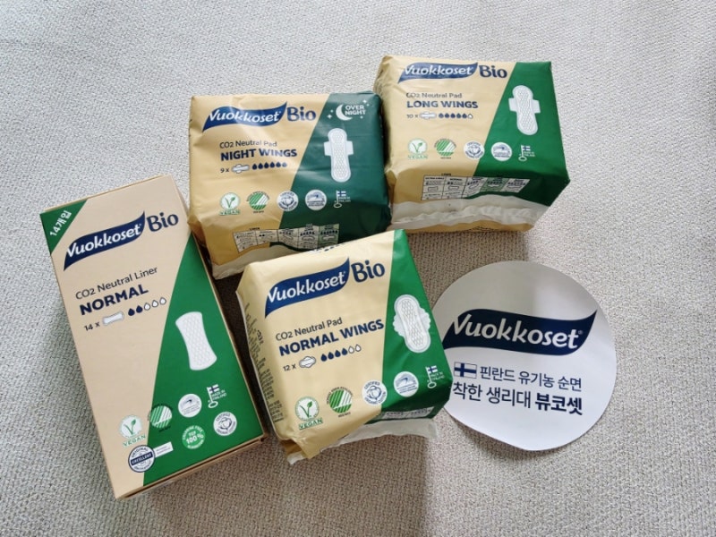 유기농 생리대 추천 뷰코셋 순면생리대 사용 후기