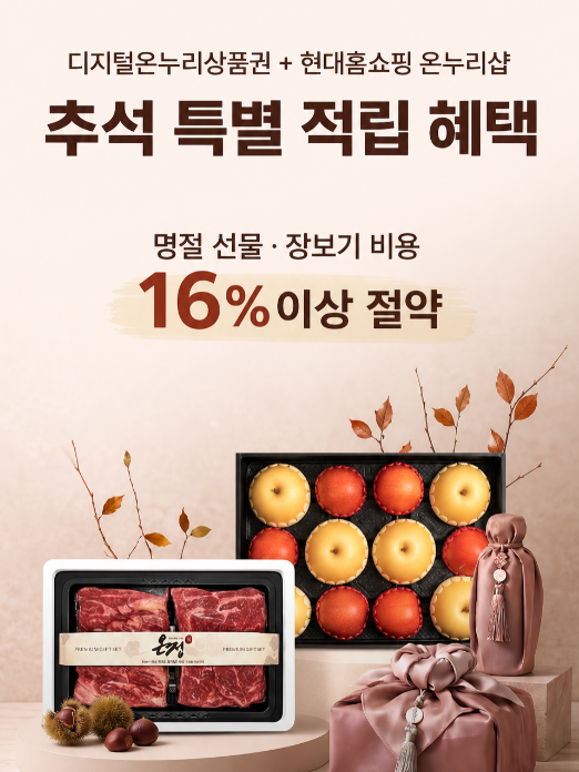 디지털온누리상품권 사용처 찾다 대박 발견! 추석 선물 16% 할인받는 꿀팁 (feat. 현대홈쇼핑 ....