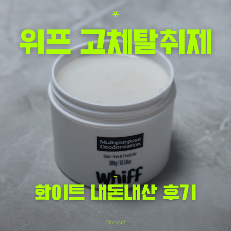 고체탈취제 추천 위프 내돈내산 강아지 있는 집에도 써봄