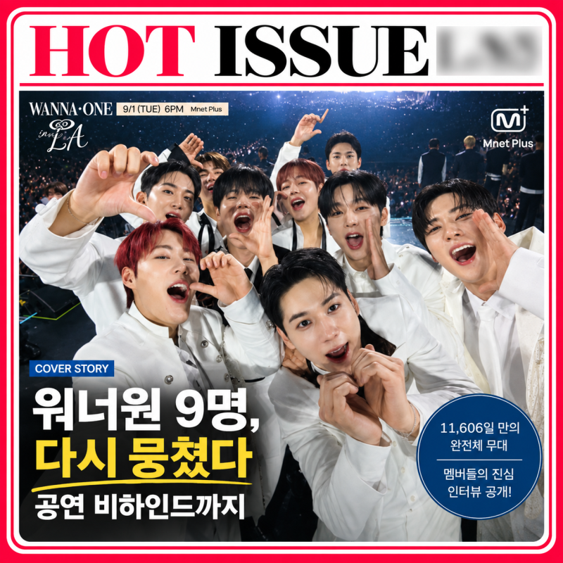 워너원 9명이 다시 뭉쳤는데…‘워너원고’ 1,000만뷰 터졌다, 저도 모르게 ‘문자투표’하던....