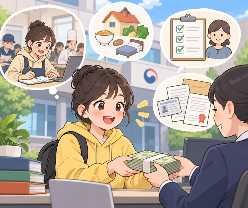 공공기관 직업훈련 생계비 대부 신청 조건 및 서류 총정리 (2026)