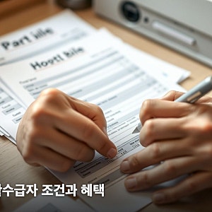기초생활수급자 조건과 혜택 총정리, 4대 급여 한눈에