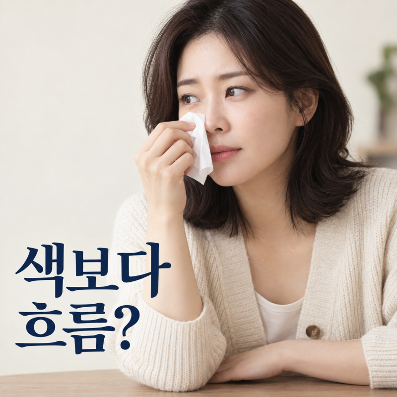 노란 콧물 보고 항생제 찾으셨나요? 부비동염 증상 중요한 점은 ‘며칠째’