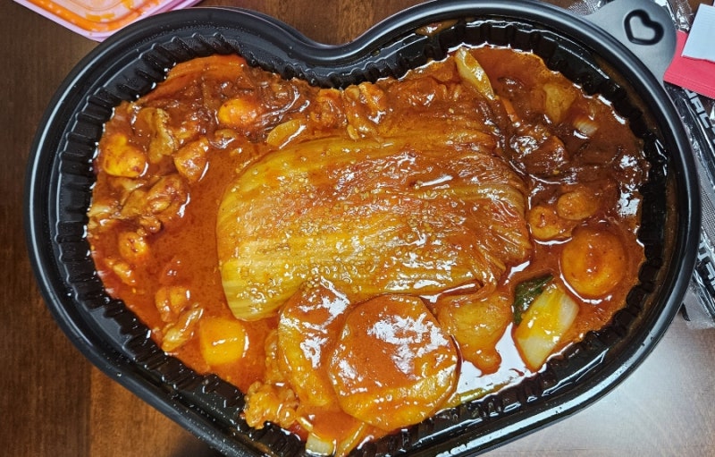 두찜 한우실비곱찜닭&까만찜닭에치즈가득!불금엔 배달이지