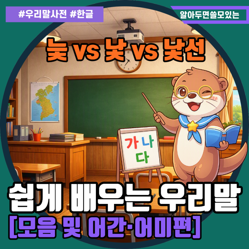 늧 vs 낯 vs 낯선 : '기미'와 '조짐'을 뜻하는 아름다운 순우리말 '늧'의 정체와 올바른 맞춤법