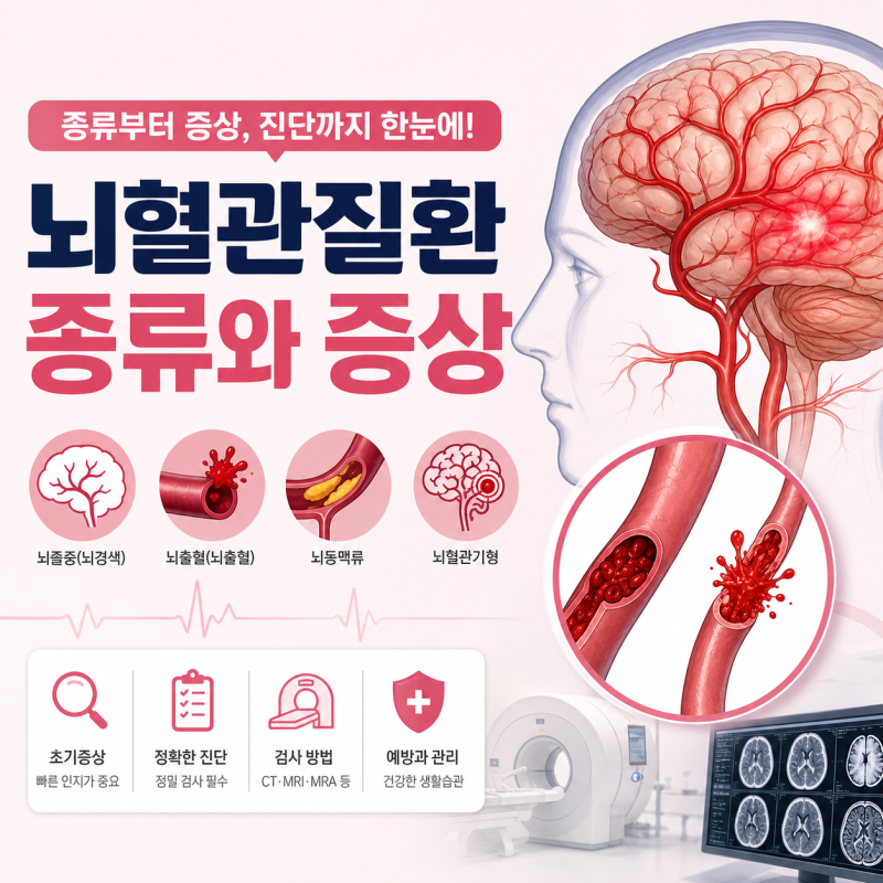 뇌혈관질환 종류와 증상