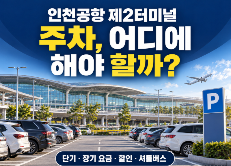 인천공항 제2터미널 주차 총정리｜단기·장기 주차요금, 할인, 셔틀버스 실제 이용팁
