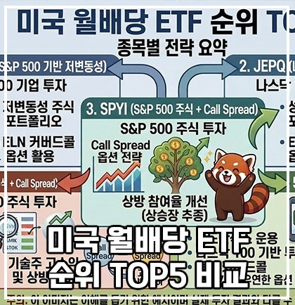 미국 월배당 ETF 순위 비교 추천! 배당금, 수수료, 장단점까지 총정리
