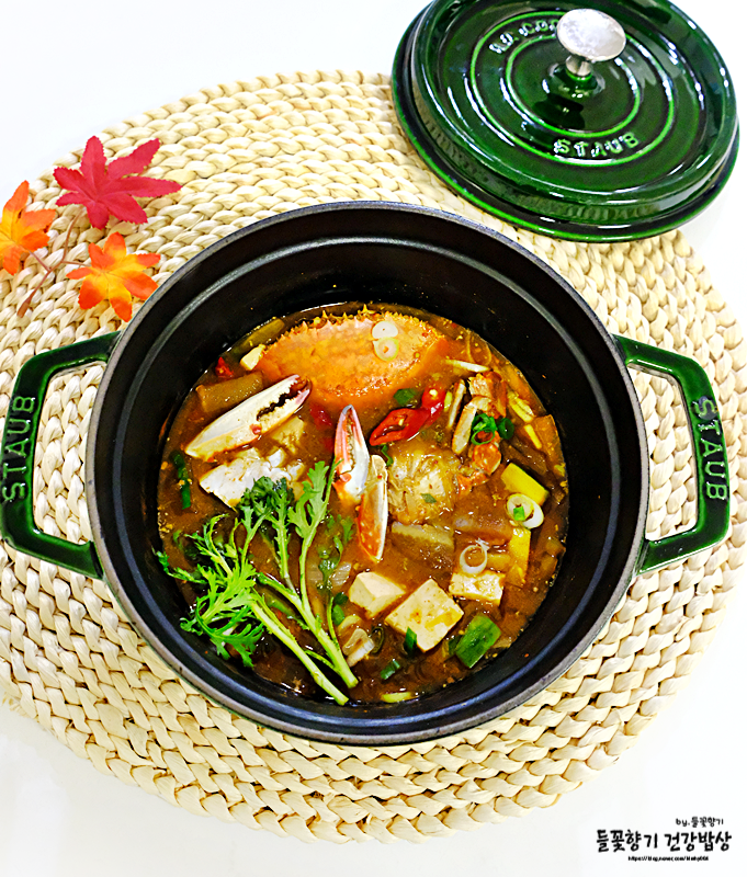 꽃게 된장찌개 레시피 끓이는법