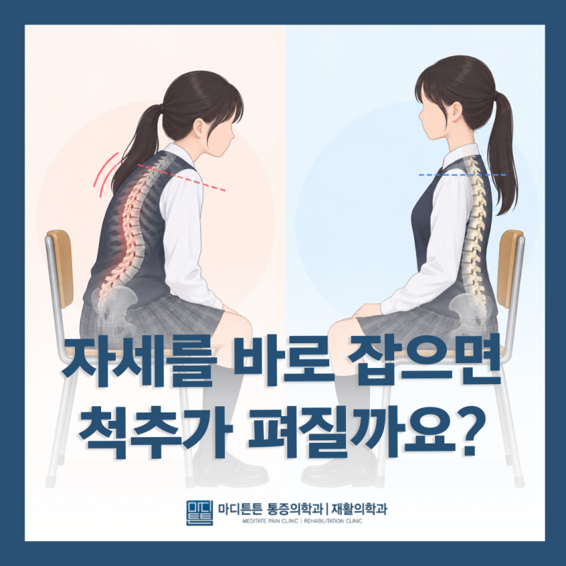 광주 척추측만증 자세를 바로 잡으면 다시 펴질까요?