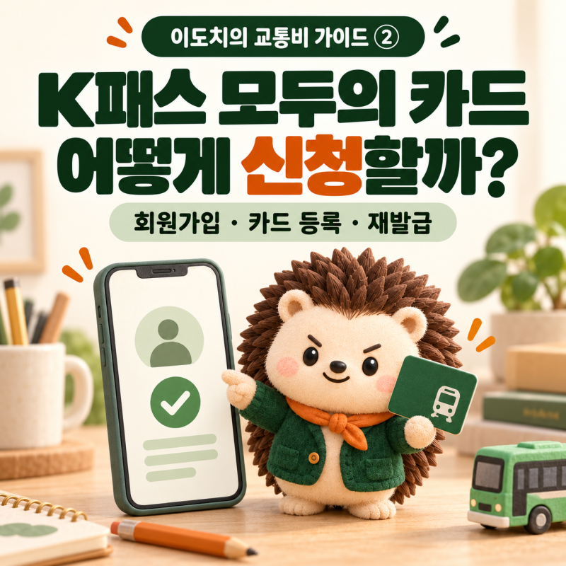2026 K패스 모두의 카드 신청 어떻게 할까?｜회원가입·카드 등록·재발급 확인사항