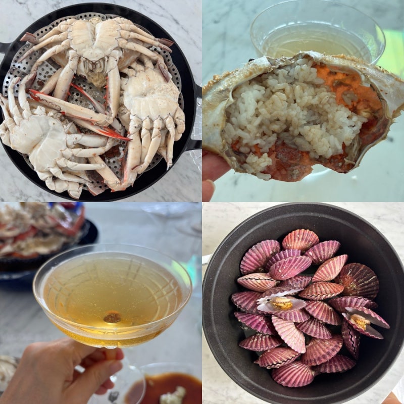 이게 다 2만원? 지금이 제일 싼 햇꽃게! 꽃게찜 가리비 5분만에 찌는 법