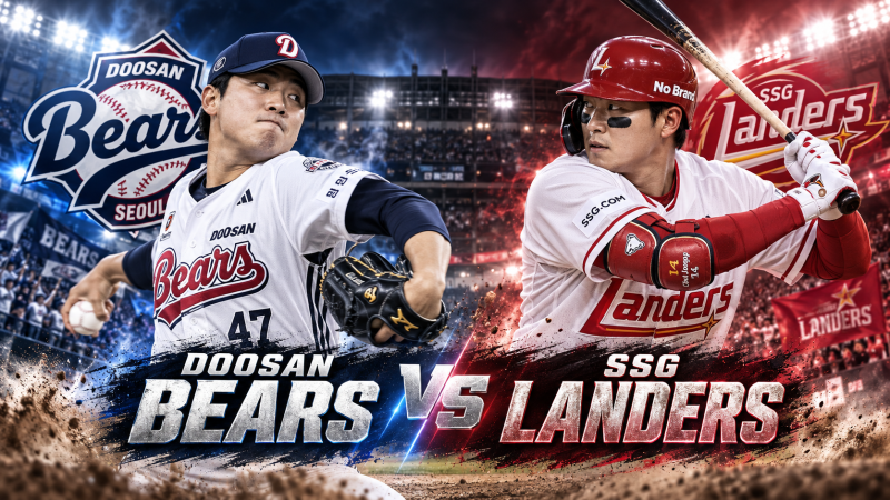 두산 SSG 선발 곽빈·이로운 | 마운드 분석 | 9월 9일 KBO