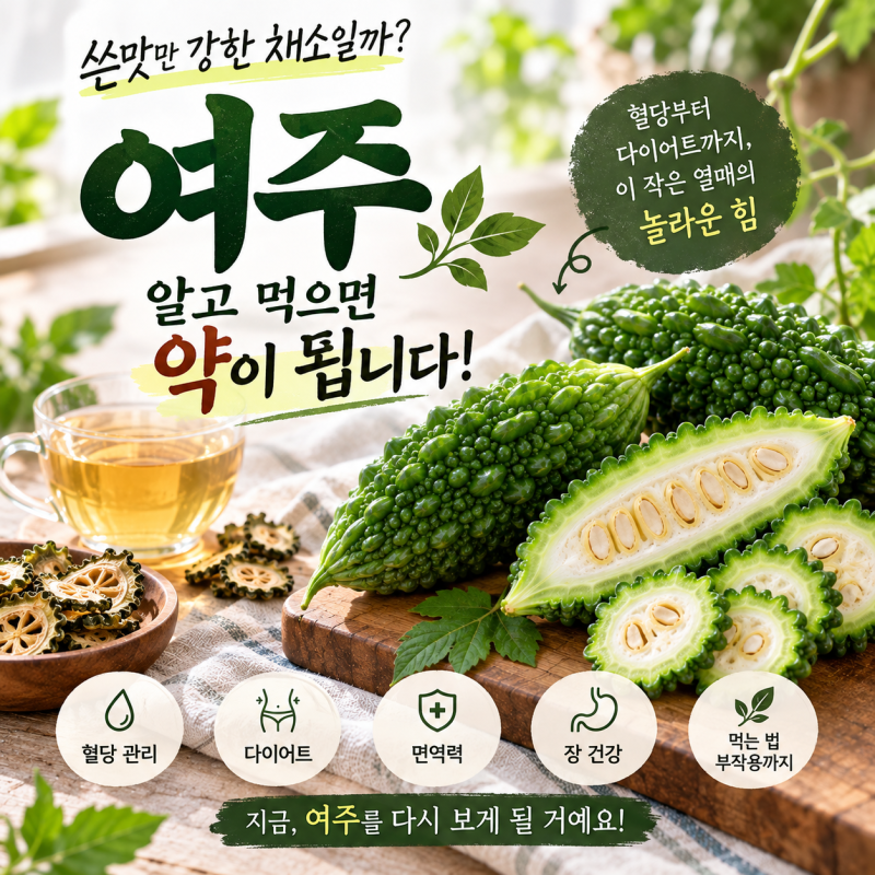 여주 효능 부작용 먹는법 주의사항