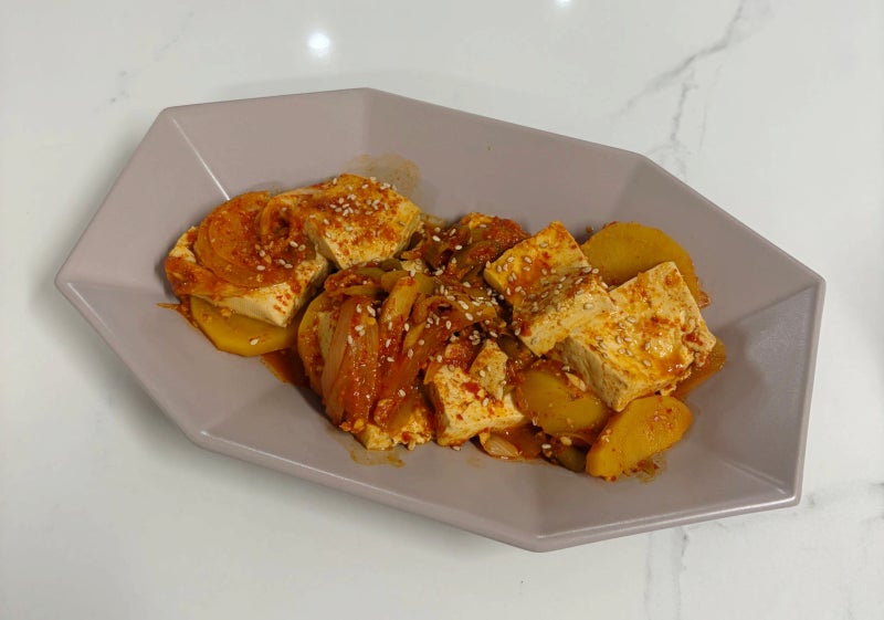 감자 두부조림 만들기｜칼칼한 고추장 양념 밥반찬