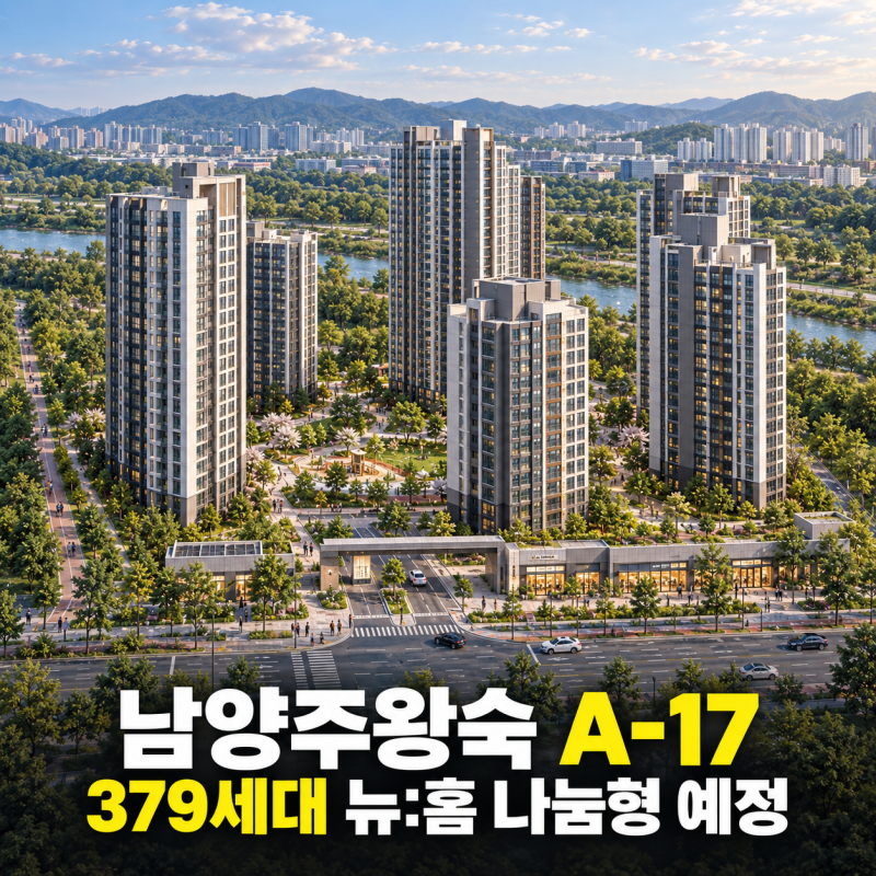 GTX-B와 지하철 9호선 연장까지! 남양주 왕숙 A17 청약이 기다려지는 이유