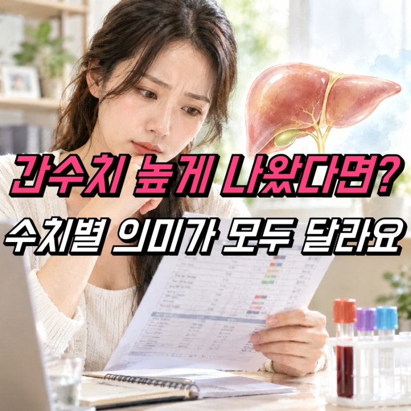 간수치 정상범위, 감마지티피수치 빌리루빈 ALP AST ALT 수치