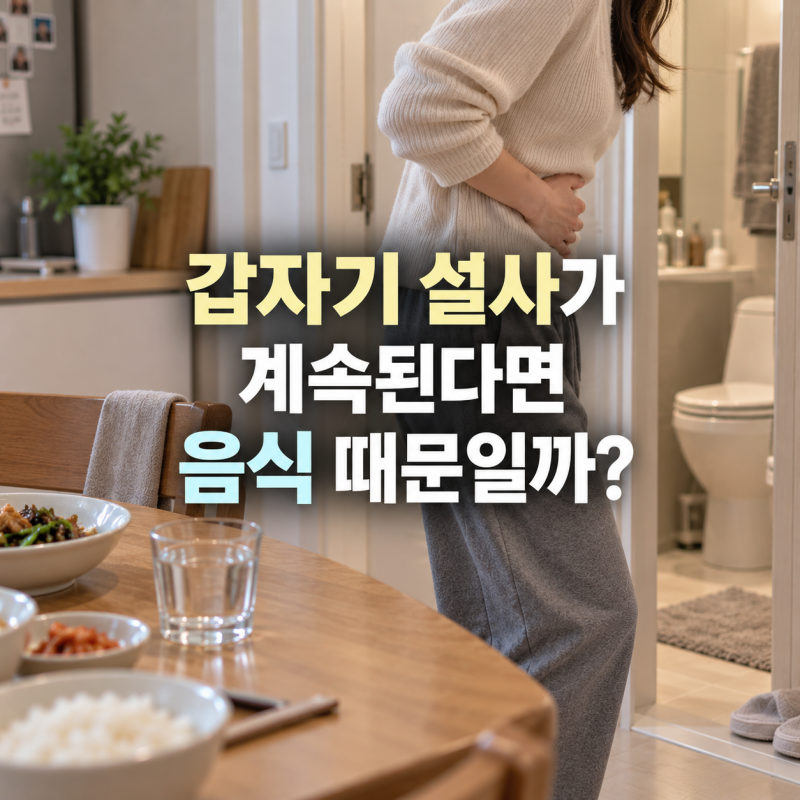 어제 먹은 음식 때문일까?” 장염 원인과 설사·복통 증상, 집에서 하는 대처법 5가지