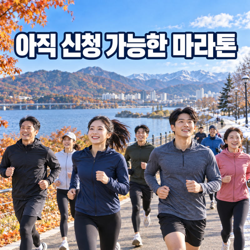 2026 춘천마라톤 추가접수 마감, 놓쳤다면? 아직 신청 가능한 마라톤 일정
