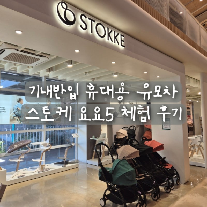 기내반입 휴대용유모차 스토케 요요5 링크맘 유모차 체험 후기 라스트라벨 용인 본점