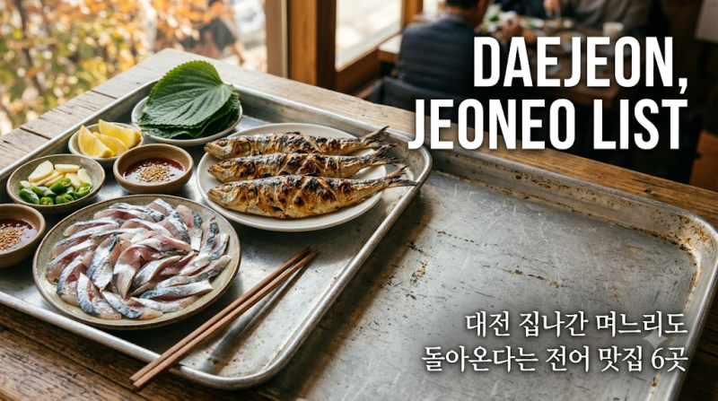 대전 집나간 며느리도 돌아온다는 전어 맛집 6곳