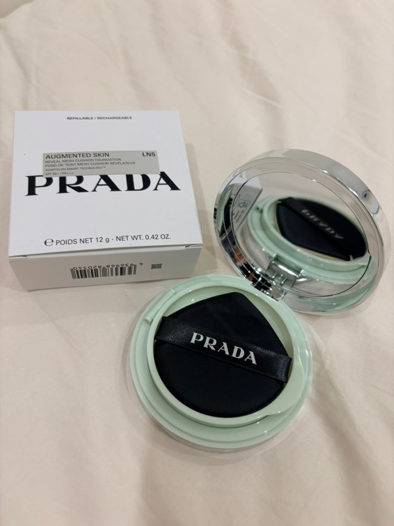PRADA 쿠션 후기｜수부지 인생팩트 찾음...쿠션팩트 추천 (프라다 리빌 메쉬 쿠션 LN5)