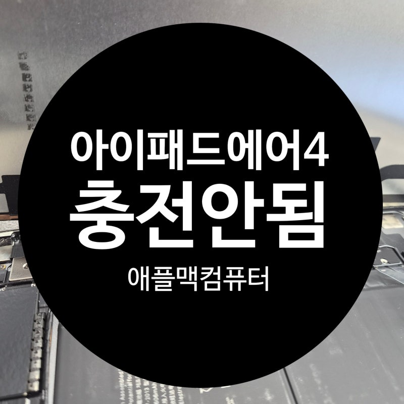 아이패드 에어4 A2316 수리｜자고 일어났더니 본체가 휘고 충전이 안 된다면?
