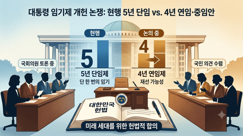 이 대통령 임기 개헌 논란, 정말 연임할 수 있을까? 헌법 128조 때문에 현재 대통령에게는 적....