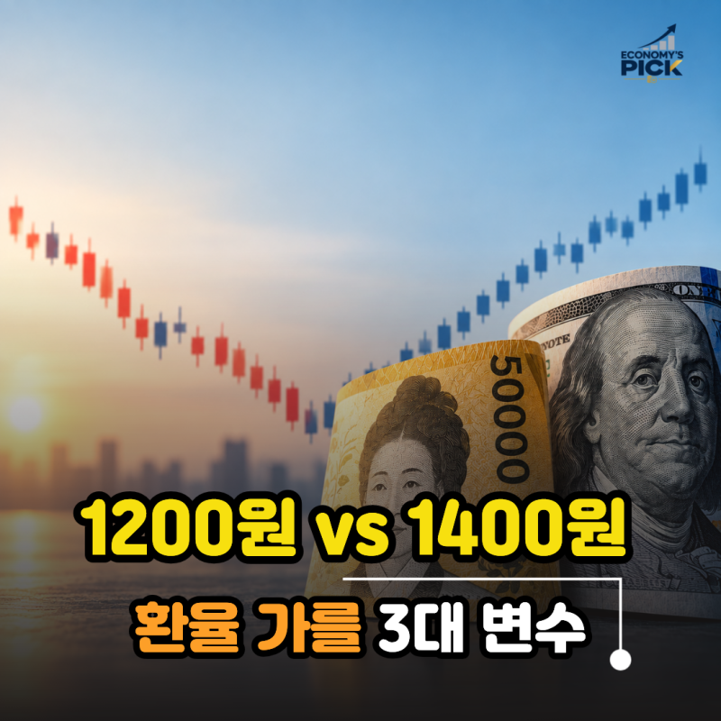 "1200원 vs 1400원" 원달러 환율 전망, 결국 방향 가를 건 "3대 변수"