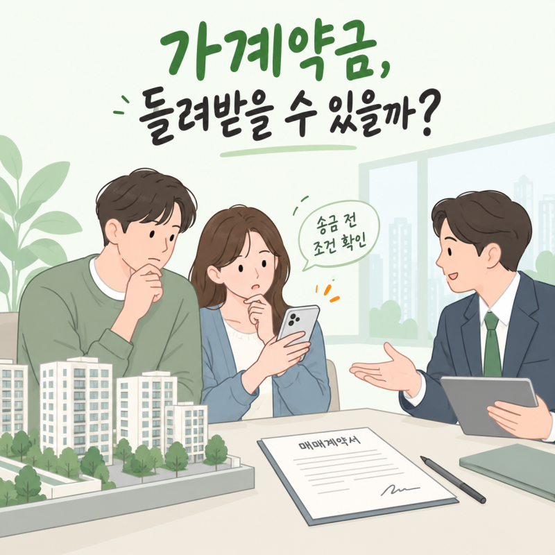 부동산가계약금 "단순 변심인데요?" 가계약금 300만 원 반환 판결이 뒤집힌 진짜 이유