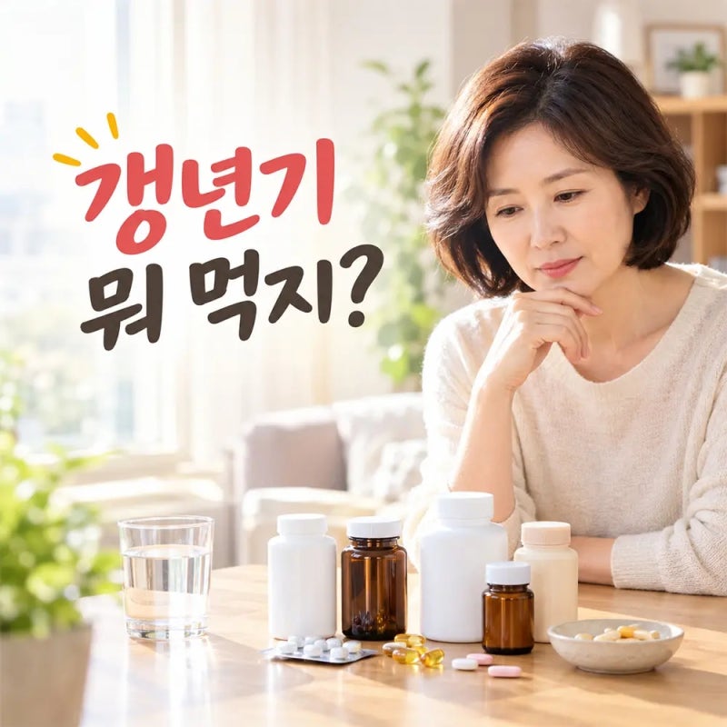 50대 여성 갱년기 영양제, 증상별 관리법과 고르는 기준