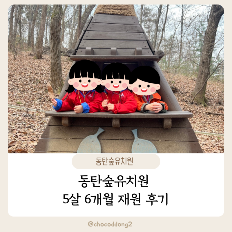 동탄숲유치원 5세 1학기 재원 후기