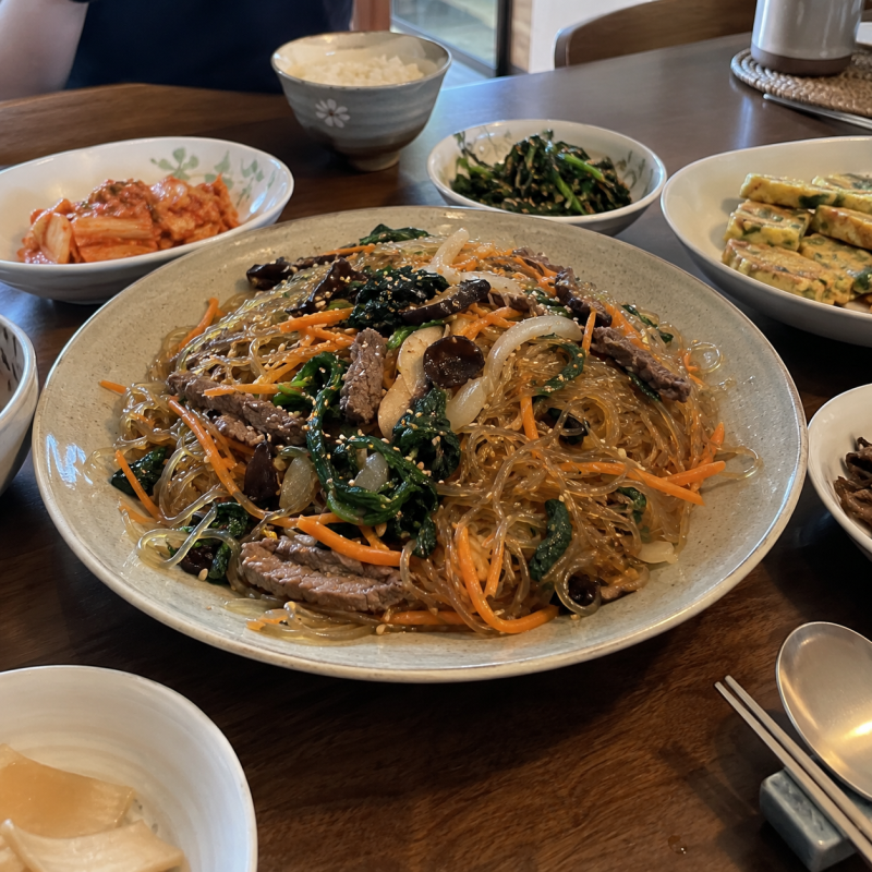 추석 잡채 만드는 법 불지 않게 만드는 방법 보관까지