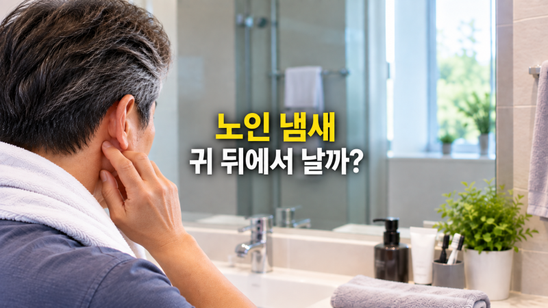 노인 냄새는 정말 귀 뒤에서 가장 많이 날까? 두피, 목덜미, 피부의 지방과 미생물까지 알아....