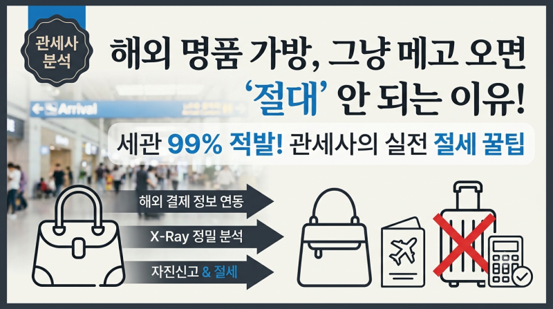 해외에서 산 명품 가방 메고 들어오면 과세 대상일까? 세관원이 단번에 알아채는 비밀