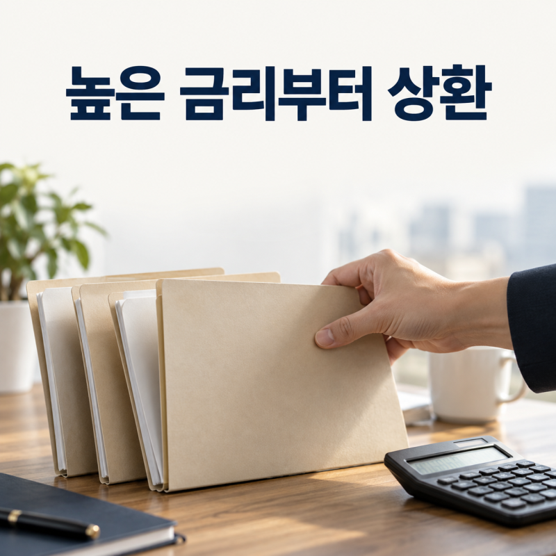 여러 건의 대출, 어떤 순서로 갚아야 할까? 이자 줄이는 상환 기준