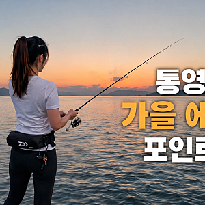 통영 무늬오징어 에깅 포인트, 척포항과 달아항 실전 공략 가이드