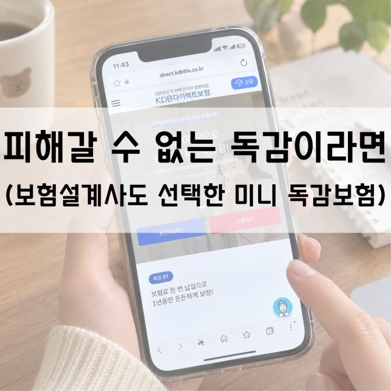 매년 독감에 걸리는 제가 선택한 4천원 독감보험 (보험설계사 가입 후기)